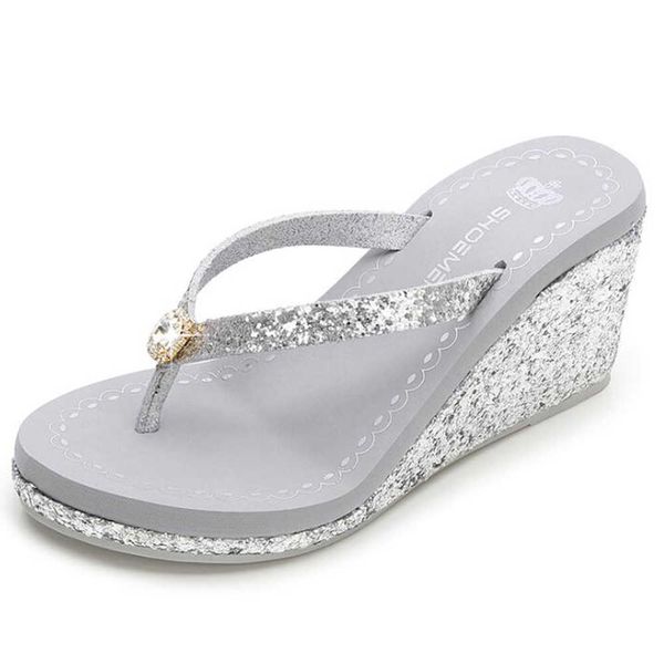 summer sequins thick bottom slippers sandals summer women beach wedges shoes high heel flip fop xx59 210625, Black
summer sequins thick bottom slippers sandals summer women beach wedges shoes high heel flip fop xx59 210625, Black