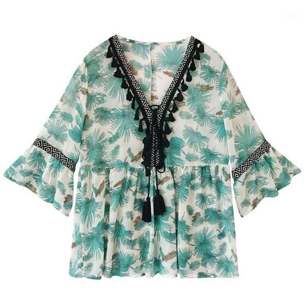 women blouses ladies floral embroidery blouse summer 3/4 long sleeve fashion casual shirt femininas womens women's & shirts, White
women blouses ladies floral embroidery blouse summer 3/4 long sleeve fashion casual shirt femininas womens women's & shirts, White