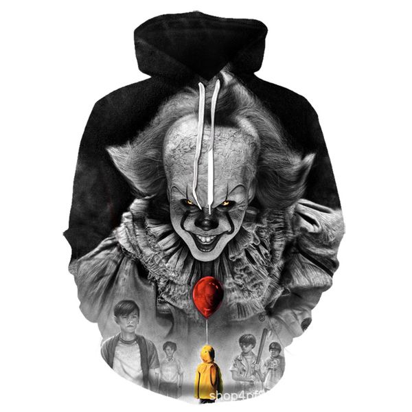 2021 new digital print hoodie spring and autumn clown back to soul 2 series fashion loose couple pullover sweater, Black
2021 new digital print hoodie spring and autumn clown back to soul 2 series fashion loose couple pullover sweater, Black