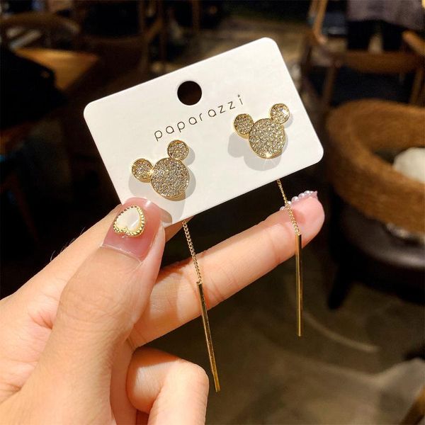 dangle & chandelier tassel earrings stud cute bear mouse charm crystals korean jewelry for women luxury long chain fashion accessories whole, Silver
dangle & chandelier tassel earrings stud cute bear mouse charm crystals korean jewelry for women luxury long chain fashion accessories whole, Silver