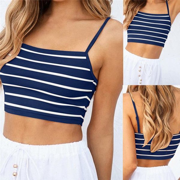 echoshine summer tank women sleeveless casual stripe camis vest tankcrop women mujer verano 2021 a20, White
echoshine summer tank women sleeveless casual stripe camis vest tankcrop women mujer verano 2021 a20, White