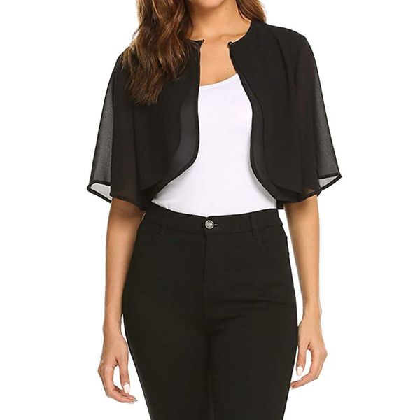 women's blouses & shirts short sleeve open front chiffon cardigan office vintage shirt blusas casual female blouse camisas de mujer, White
women's blouses & shirts short sleeve open front chiffon cardigan office vintage shirt blusas casual female blouse camisas de mujer, White
