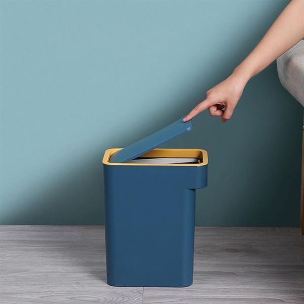 waste bins 1pc press type trash can household flip cover garbage with (blue)
waste bins 1pc press type trash can household flip cover garbage with (blue)
