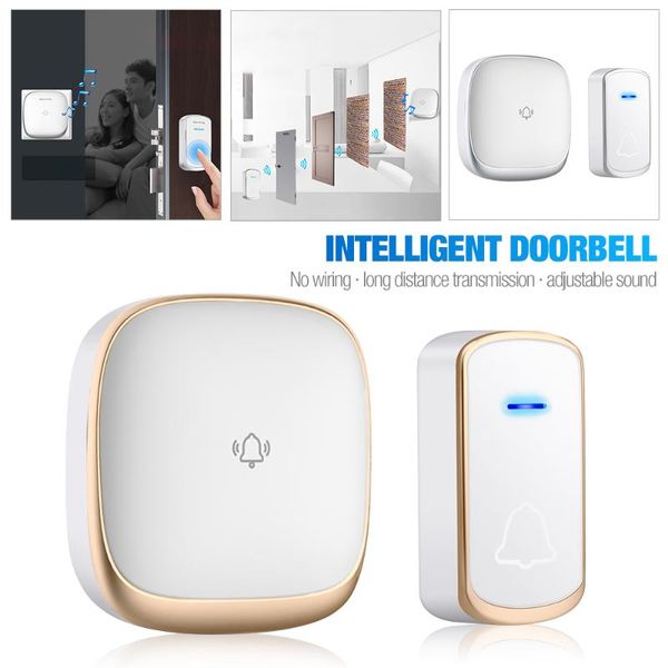 doorbells smart doorbell wireless home welcome 100-240v calling bell waterproof with button receiver for outdoor apartment garden
doorbells smart doorbell wireless home welcome 100-240v calling bell waterproof with button receiver for outdoor apartment garden