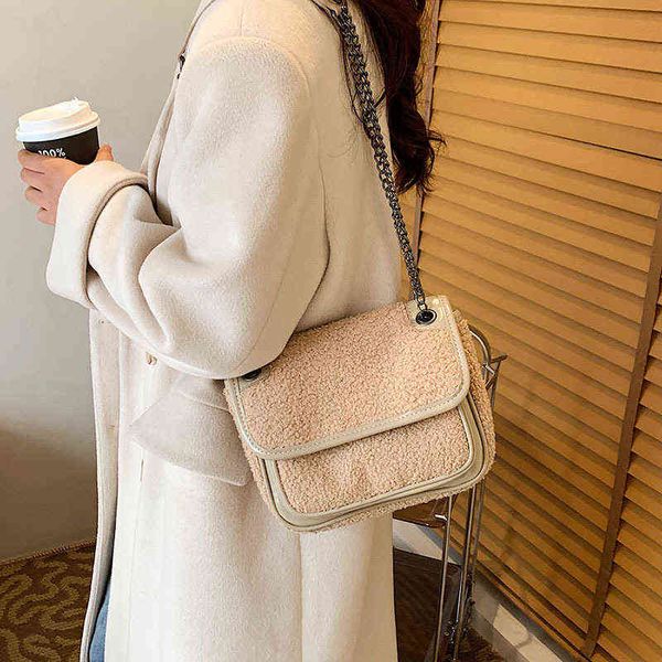 evening bags women's 2021 winter cashmere lamb one shoulder fashion chain simple foreign style small square splicing msenger bag
evening bags women's 2021 winter cashmere lamb one shoulder fashion chain simple foreign style small square splicing msenger bag
