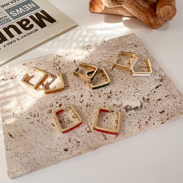 hoop & huggie lovoacc retro colorful enamel earring for women red white coffee green color hollow square earrings korea simple jewelry, Golden;silver
hoop & huggie lovoacc retro colorful enamel earring for women red white coffee green color hollow square earrings korea simple jewelry, Golden;silver