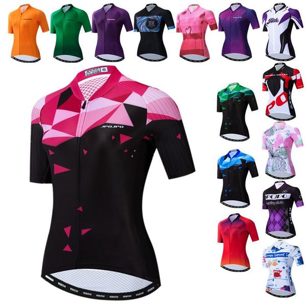 racing jackets 2021 pro team cycling jersey women mountain bicycle clothing summer mtb bike shirt, Black;red
racing jackets 2021 pro team cycling jersey women mountain bicycle clothing summer mtb bike shirt, Black;red