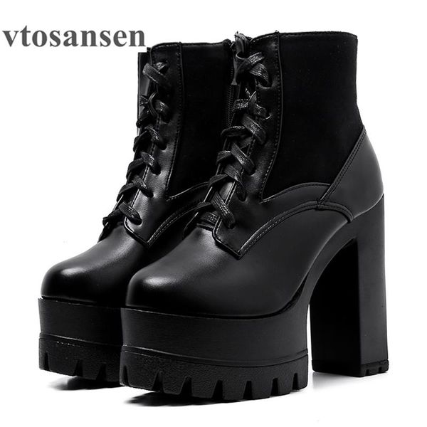 boots black leather women female autumn zipper platform on heel lacing wholesale shoes
boots black leather women female autumn zipper platform on heel lacing wholesale shoes