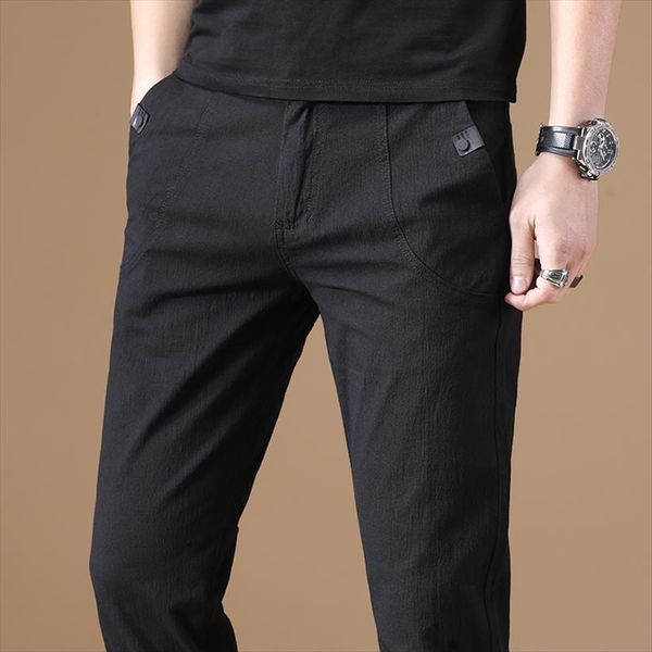 autumn gray slim casual women pants 98% cotton fashion elasticity solid color male brand trousers, Black
autumn gray slim casual women pants 98% cotton fashion elasticity solid color male brand trousers, Black