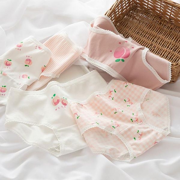 women's panties sweet pink printing peach pattern underwear middle-waist cotton crotch briefs girl lingerie female cute plaid th, Black;pink
women's panties sweet pink printing peach pattern underwear middle-waist cotton crotch briefs girl lingerie female cute plaid th, Black;pink
