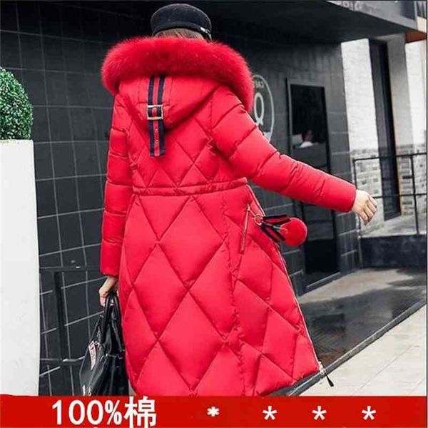 2020 winter new women's wear korean cotton padded clothes knee length large wool collar jacket down, Black
2020 winter new women's wear korean cotton padded clothes knee length large wool collar jacket down, Black