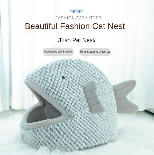 cat beds & furniture fish-shaped cartoon dog bed house mat cat's fish cats nest soft korea velvet pet cushion for
cat beds & furniture fish-shaped cartoon dog bed house mat cat's fish cats nest soft korea velvet pet cushion for