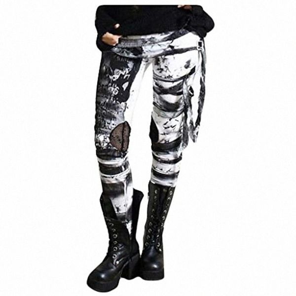 women's cool ultra gathered pants gothic rocker distressed punk tie leggings gray e0dn#, Black
women's cool ultra gathered pants gothic rocker distressed punk tie leggings gray e0dn#, Black