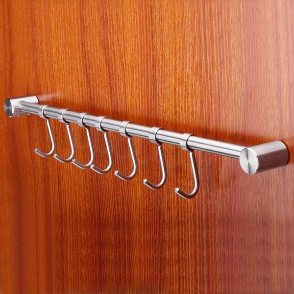robe hooks stainless steel wall mounting screw 7/8/9hooks slide row kitchen hanger rack for hanging brush cooking tools towel
robe hooks stainless steel wall mounting screw 7/8/9hooks slide row kitchen hanger rack for hanging brush cooking tools towel