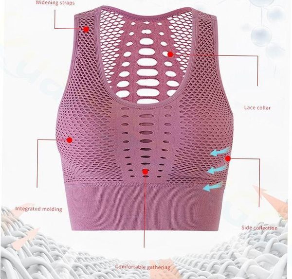 female shockproof sports underwear running push up beautiful back dance bra yoga fitness vest breathable mesh sports tanks top, White;black
female shockproof sports underwear running push up beautiful back dance bra yoga fitness vest breathable mesh sports tanks top, White;black