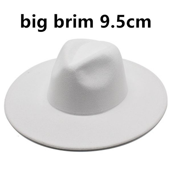 2021 new large brim 9.5cm big simple classic jazz caps solid color formal church felted fedora men women hats zjqm, Blue;gray
2021 new large brim 9.5cm big simple classic jazz caps solid color formal church felted fedora men women hats zjqm, Blue;gray