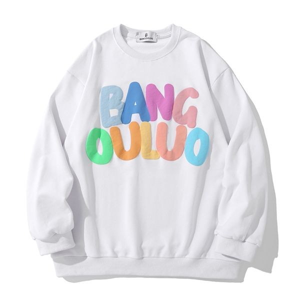 hoodiesletter printing autumn round neck long sleeve thin terry small sweater couple's loose bottomed shirt men's, Black
hoodiesletter printing autumn round neck long sleeve thin terry small sweater couple's loose bottomed shirt men's, Black
