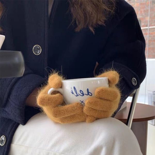 korean pure color rabbit hair gloves women' winter cold proof and warm split finger riding couple, Blue;gray
korean pure color rabbit hair gloves women' winter cold proof and warm split finger riding couple, Blue;gray