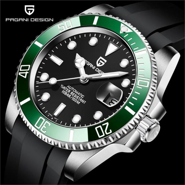 pagani design 2021new sapphire glass 40mm men's automatic mechanical watch 100m waterproof casual sports men's watch nh35a clock, Slivery;brown
pagani design 2021new sapphire glass 40mm men's automatic mechanical watch 100m waterproof casual sports men's watch nh35a clock, Slivery;brown