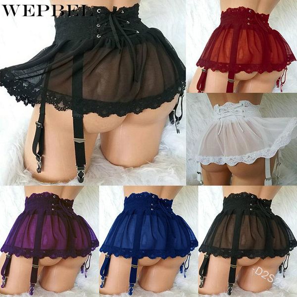 skirts wepbel women mesh high waist skirt ladies lace up bandage see through night club wear, Black
skirts wepbel women mesh high waist skirt ladies lace up bandage see through night club wear, Black