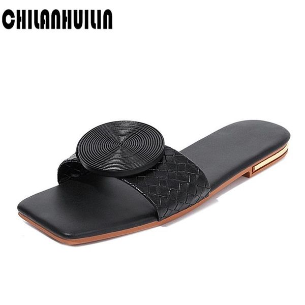 sandals woman summer shoes casual flat plus size round buckle solid flats female slippers ladies women fashion beach, Black
sandals woman summer shoes casual flat plus size round buckle solid flats female slippers ladies women fashion beach, Black