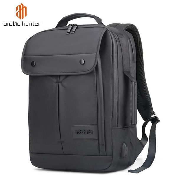 backpack arctic men's travel teenage schoolbag casual 15.6 inch lapbag pack multifunction waterproof for man bagback