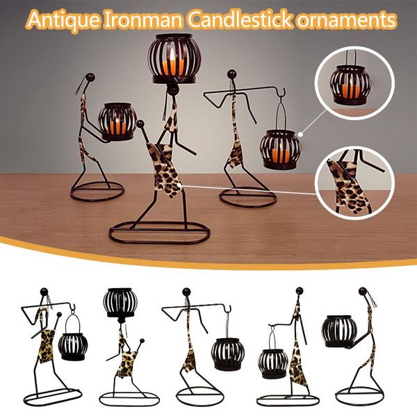 1pcs wrought iron candle holders retro candlestick vintage iron artist wedding candle stand table home romantic decoration 1123
1pcs wrought iron candle holders retro candlestick vintage iron artist wedding candle stand table home romantic decoration 1123