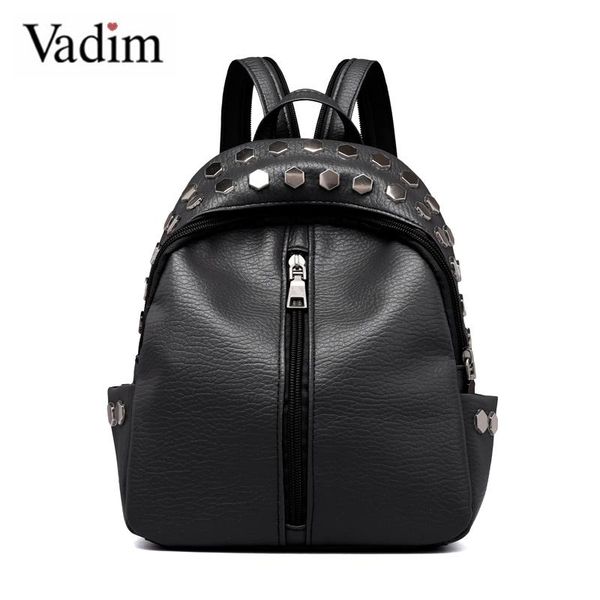 outdoor bags vadim vintage small women backpack rivets female leather ladies school bag for teenager luxury bolsa mochila
outdoor bags vadim vintage small women backpack rivets female leather ladies school bag for teenager luxury bolsa mochila