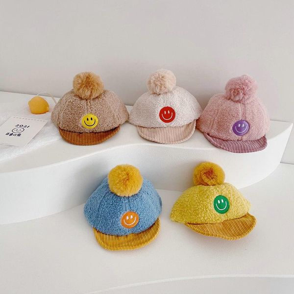 caps & hats autumn winter baby baseball kids boys girls artificial lambwool thicken warm hat lovely smile embroidery children, Yellow
caps & hats autumn winter baby baseball kids boys girls artificial lambwool thicken warm hat lovely smile embroidery children, Yellow