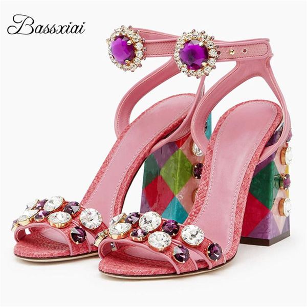 dress shoes diamond rhinestone chunky heel sandals for girls ankle strap open toe crystal jeweled strappy summer sandalias de mujer, Black
dress shoes diamond rhinestone chunky heel sandals for girls ankle strap open toe crystal jeweled strappy summer sandalias de mujer, Black