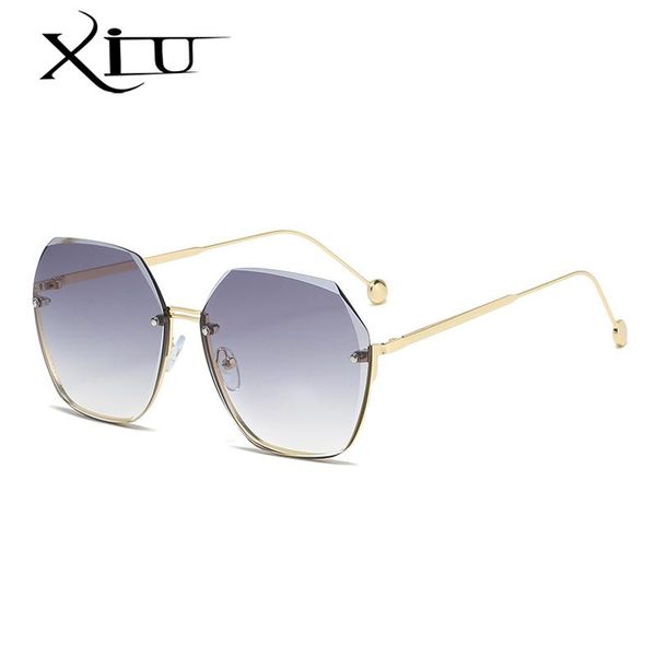 sunglasses xiu oversized double colors lens woman polygonal rimless sunglass anti uv sun glasses shades for women gafas, White;black
sunglasses xiu oversized double colors lens woman polygonal rimless sunglass anti uv sun glasses shades for women gafas, White;black