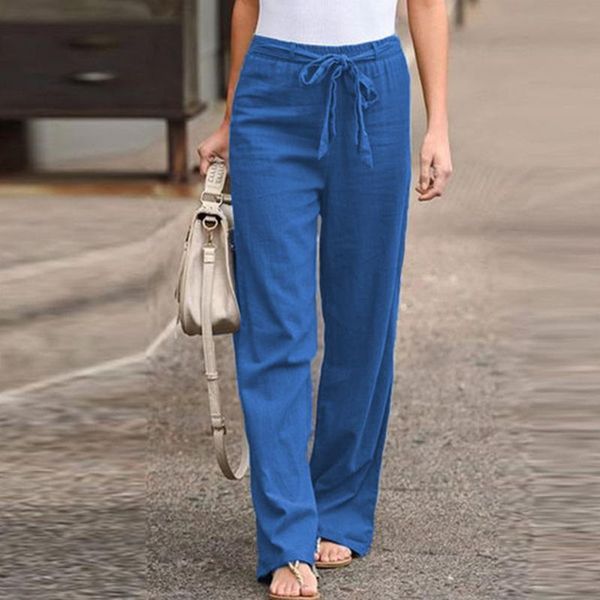 women's pants & capris 2021 spring and summer solid color trousers elastic waist drawstring wide-leg casual loose straight, Black;white
women's pants & capris 2021 spring and summer solid color trousers elastic waist drawstring wide-leg casual loose straight, Black;white