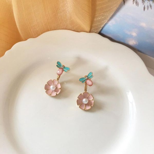dangle & chandelier fashion temperament pearl flower earrings women a dual-use stud, Silver
dangle & chandelier fashion temperament pearl flower earrings women a dual-use stud, Silver