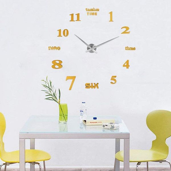 wall clocks acrylic 3d decorative stickers clock diy bedroom living room mirror mute fashion
wall clocks acrylic 3d decorative stickers clock diy bedroom living room mirror mute fashion