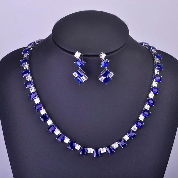 earrings & necklace mechosen luxury zirconia jewelry sets women engagement cool rhinestone collier copper brinco party schmuck set, Silver
earrings & necklace mechosen luxury zirconia jewelry sets women engagement cool rhinestone collier copper brinco party schmuck set, Silver