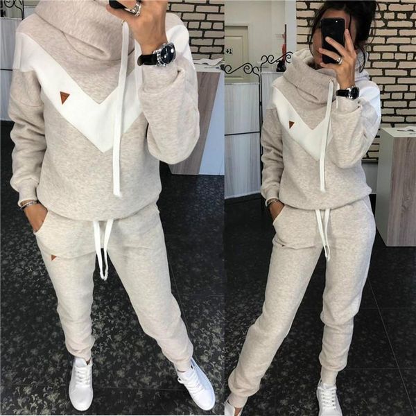 women's two piece pants fleece set women winter tracksuit warm clothes turtleneck pullover and suits casual sports outfits, White
women's two piece pants fleece set women winter tracksuit warm clothes turtleneck pullover and suits casual sports outfits, White