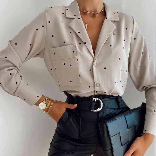 women's blouses & shirts bolso manga longa turn down collar blusa feminina senhora do escritrio polka dot algodo camisas casuais nova p, White
women's blouses & shirts bolso manga longa turn down collar blusa feminina senhora do escritrio polka dot algodo camisas casuais nova p, White