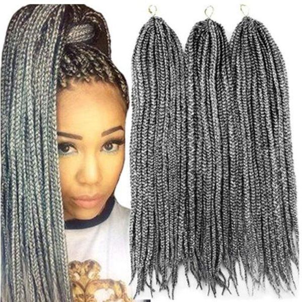 crochet box braids hair 14"18"22" kanekalon crochet hair water setting fiber box braid synthetic crochet braid hair extension, Black
crochet box braids hair 14"18"22" kanekalon crochet hair water setting fiber box braid synthetic crochet braid hair extension, Black