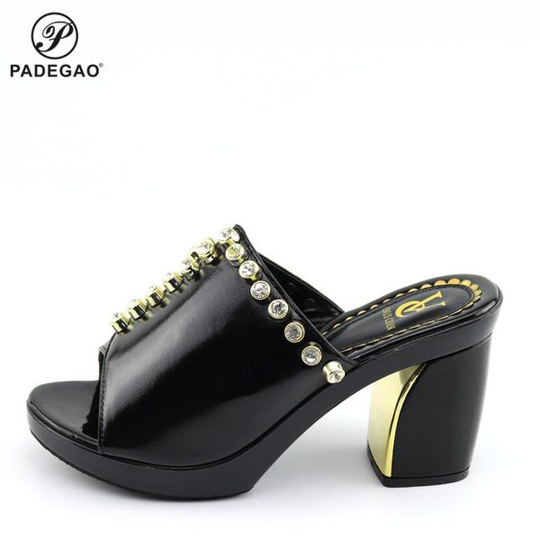 dress shoes fashion sweet style for royal wedding partys slingbacks sandals designer luxury women 2021 simple party prom summer, Black