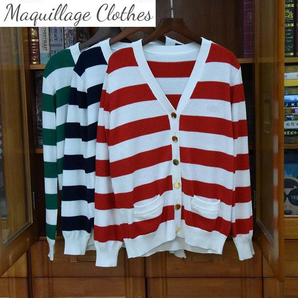 women's knits & tees 2021 autumn 100%cotton v-neck stripe cardigans korean style loose women knitted coat c311, White
women's knits & tees 2021 autumn 100%cotton v-neck stripe cardigans korean style loose women knitted coat c311, White