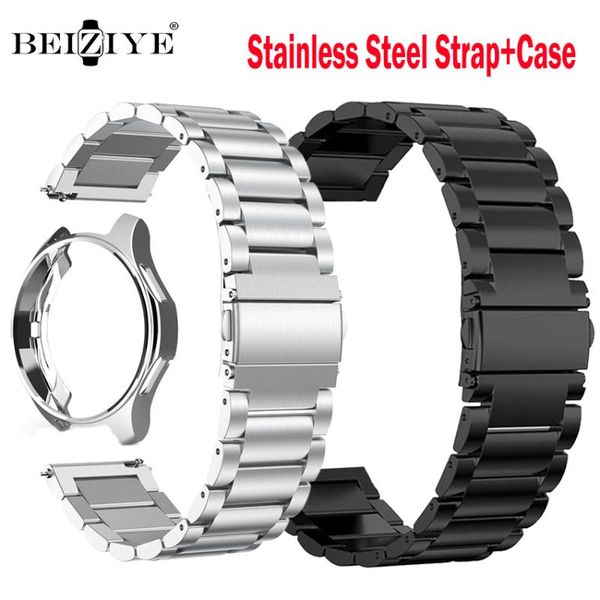 watch bands stainless steel strap+protective case for samsung galaxy 46mm 42mm/gear s3 frontier replaceable metal watchband wristband, Black;brown
watch bands stainless steel strap+protective case for samsung galaxy 46mm 42mm/gear s3 frontier replaceable metal watchband wristband, Black;brown