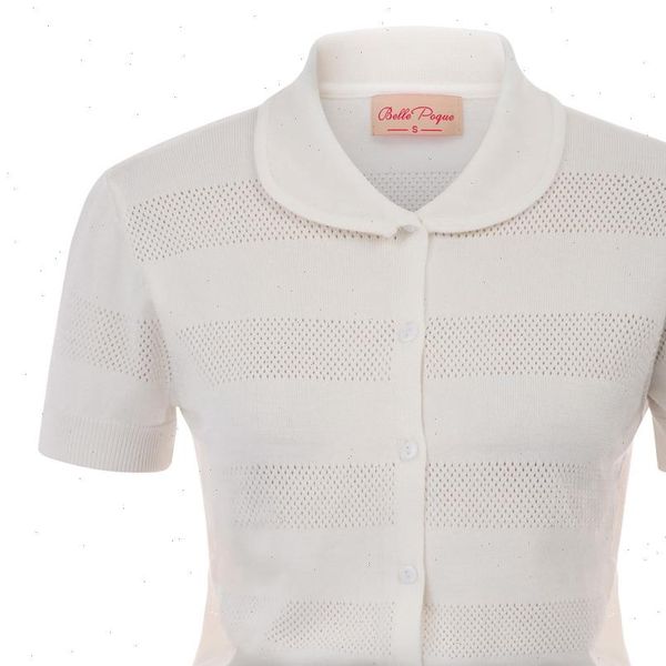women short sleeve doll collar jacket ladies clothes solid hollowed out button placket knitwear cardigan coats roupas femininas, Black;brown
women short sleeve doll collar jacket ladies clothes solid hollowed out button placket knitwear cardigan coats roupas femininas, Black;brown