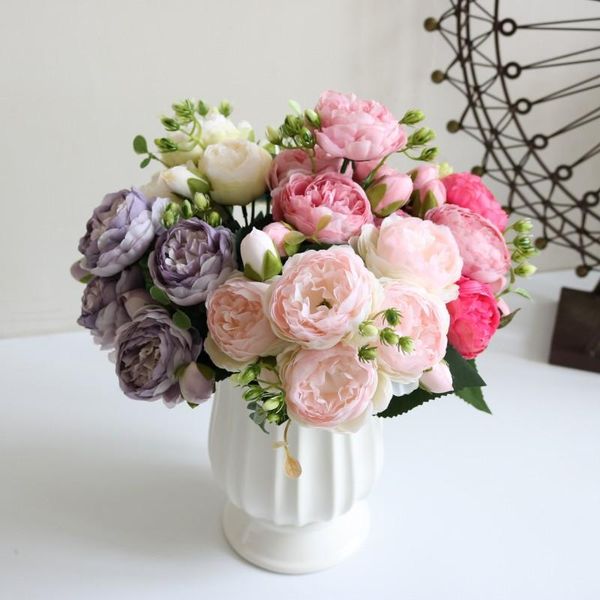 decorative flowers & wreaths 1 bundle silk peony bouquet home5 small korean handlebar 5 philips rose imitation flower home wedding
decorative flowers & wreaths 1 bundle silk peony bouquet home5 small korean handlebar 5 philips rose imitation flower home wedding