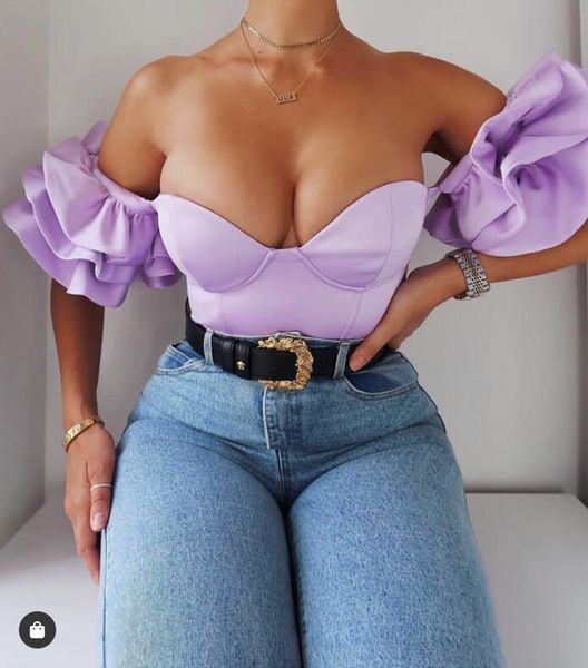 women's tanks & camis arrival summer style 2021 off shoulder ruffles beige purple women fashion high street party, White
women's tanks & camis arrival summer style 2021 off shoulder ruffles beige purple women fashion high street party, White