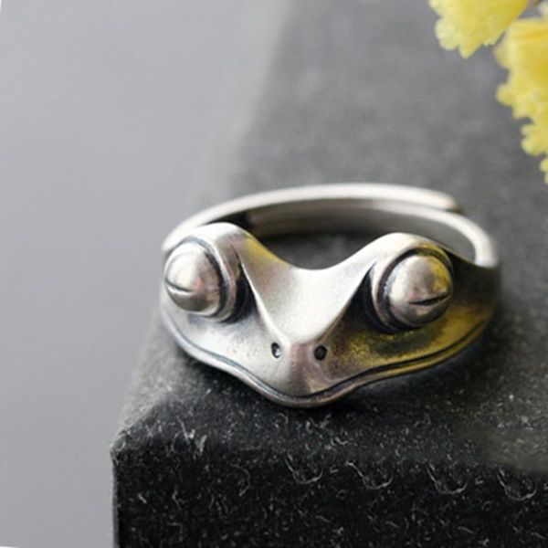 cluster rings antique silver plated frog open for women men vintage metal animal finger ring punk jewelry accessories, Golden;silver
cluster rings antique silver plated frog open for women men vintage metal animal finger ring punk jewelry accessories, Golden;silver