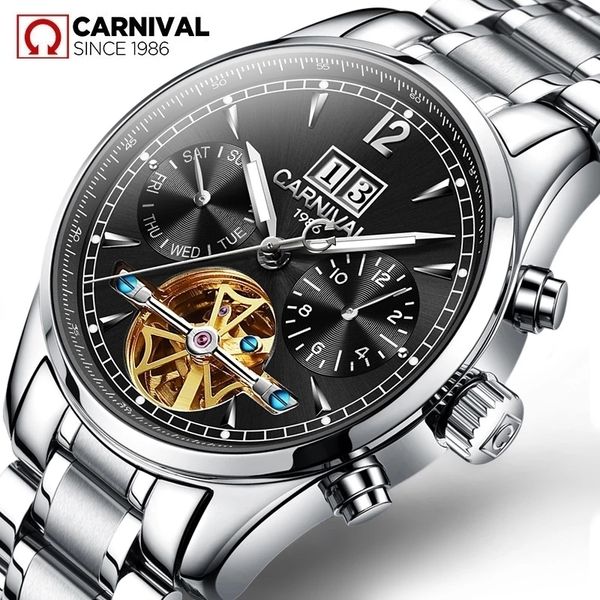 carnival brand military watch fashion luxury waterproof luminous automatic mechanical watches for men clock relogio masculino, Slivery;brown
carnival brand military watch fashion luxury waterproof luminous automatic mechanical watches for men clock relogio masculino, Slivery;brown