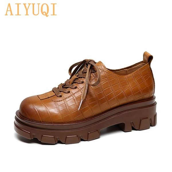 dress shoes women spring 2021 natural genuine leather thick-soled women's vintage lace-up platform for, Black
dress shoes women spring 2021 natural genuine leather thick-soled women's vintage lace-up platform for, Black