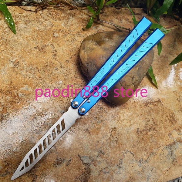 new arriva theone facon butterfy trainer jit knife d2 bade 6061 aviation auminum hande bushing system swinging knife
new arriva theone facon butterfy trainer jit knife d2 bade 6061 aviation auminum hande bushing system swinging knife