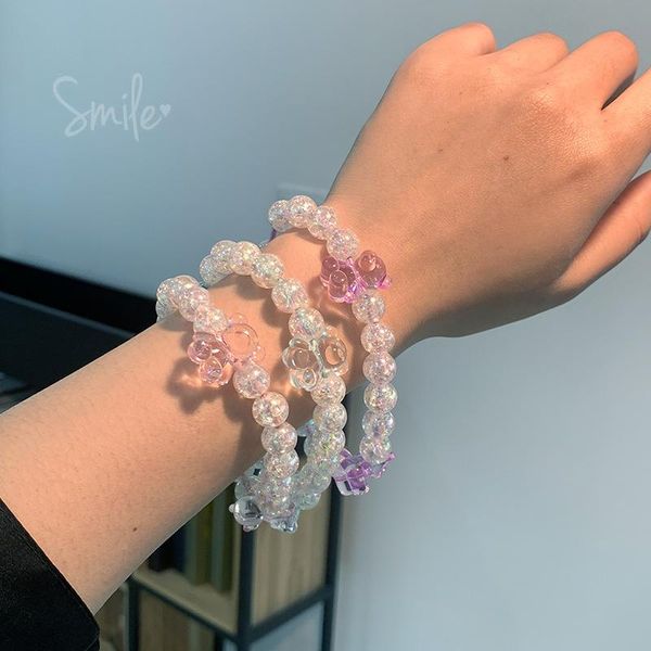 link, chain cute bear crystal beads bracelet hair ring ins girl elastic rubber band rope korea fashion bracelets, Black
link, chain cute bear crystal beads bracelet hair ring ins girl elastic rubber band rope korea fashion bracelets, Black