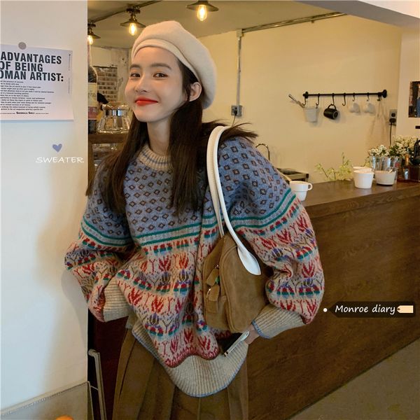 women's sweaters long sleeve knitted shirt or crocheted pullover women's sweater early in autumn loose and lazy h45f, White;black
women's sweaters long sleeve knitted shirt or crocheted pullover women's sweater early in autumn loose and lazy h45f, White;black